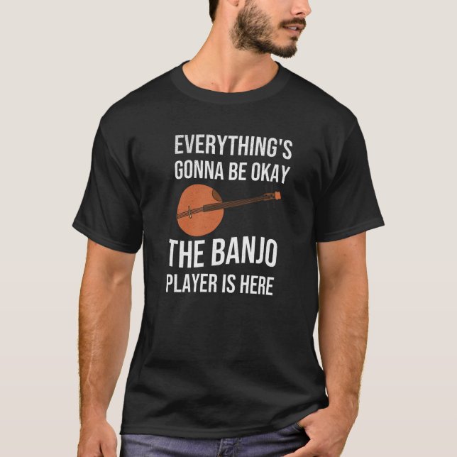 Camiseta Graciosos regalos de los jugadores de banjo| Lover (Anverso)