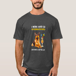 Camiseta Graciosos Regalos De Pastor Alemán Regalos De Pas