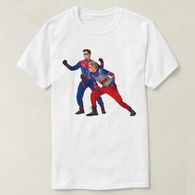 Camiseta Graciosos Regalos De Peligro Infantil Y Capitán He (Diseño del anverso)