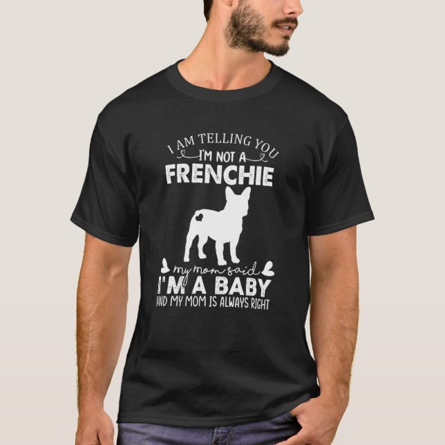 Camiseta Graciosos Regalos De Perro Frenchie Para Las Mujer (Anverso)