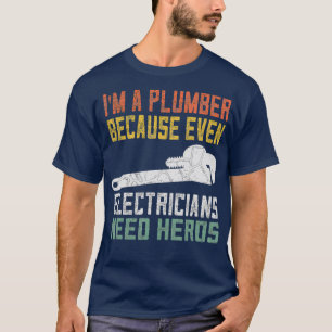 Camiseta Graciosos Regalos De Plumero Para Hombres Plumba R