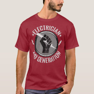 Camiseta Graciosos Regalos de Segunda Generación de Electri