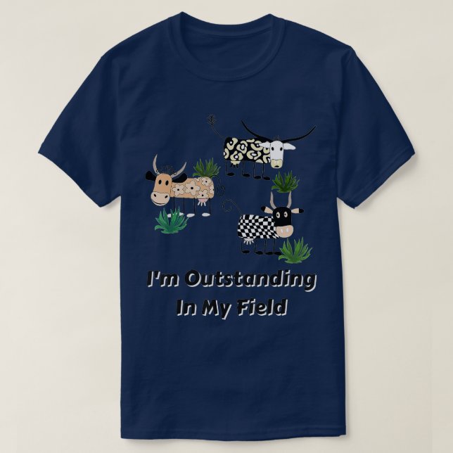 Camiseta Graciosos Regalos De Vaca Cosas De Vaca Excepciona (Diseño del anverso)