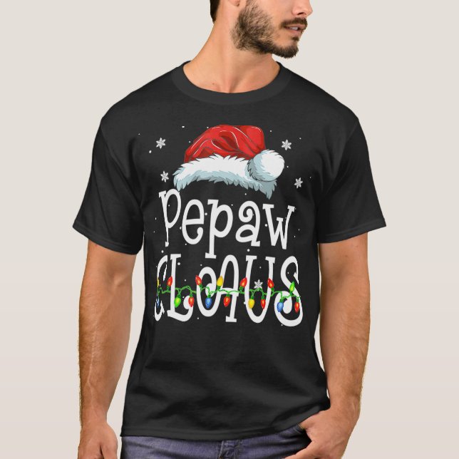 Camiseta Graciosos regalos familiares de Navidades de Santa (Anverso)
