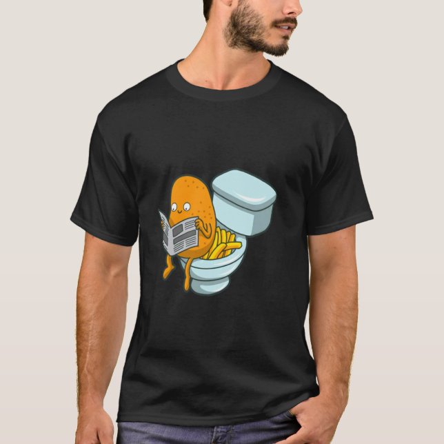 Camiseta Graciosos regalos franceses de comida rápida para  (Anverso)