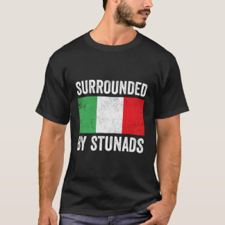 Camiseta Graciosos Regalos Italianos Rodeados De Stunads It