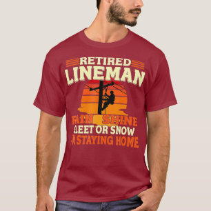 Camiseta Graciosos Regalos Lingemáticos Retirados Para Homb