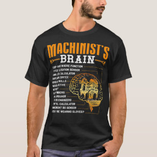 Camiseta Graciosos Regalos Machinistas - Maquinistas Cerebr