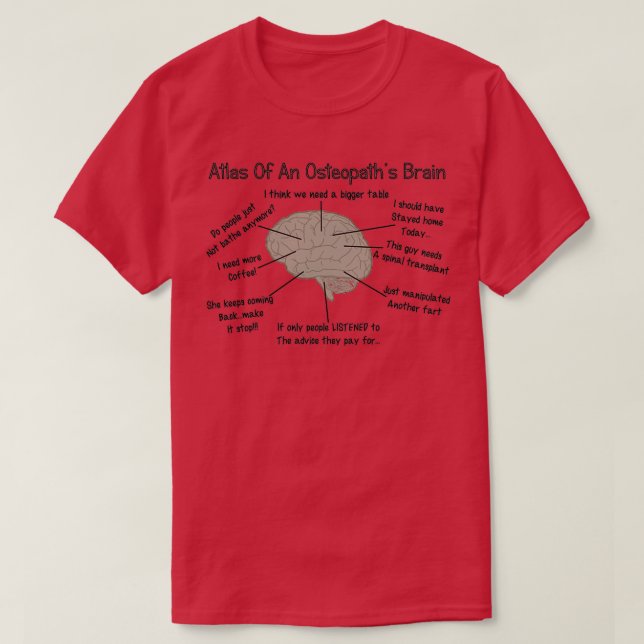 Camiseta Graciosos Regalos Osteopáticos 1 (Diseño del anverso)