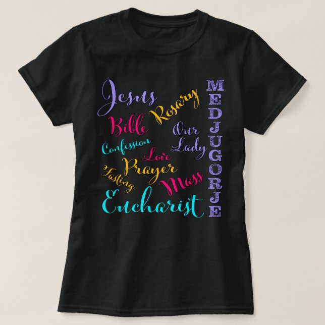 Camiseta Graciosos Regalos Para Nuestra Señora Paz Más Que  (Diseño del anverso)