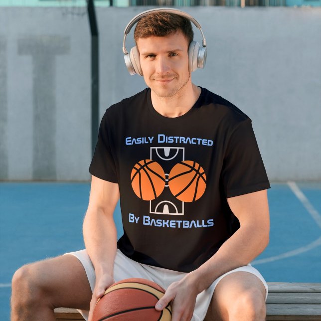 Camiseta Graciosos regalos Personalizados para los aficiona (Funny Custom Gifts for Basketball Players Fans)