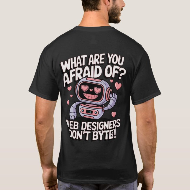 Camiseta 🤖 graciosos sitios web diseñan memes que no ignor (Reverso)