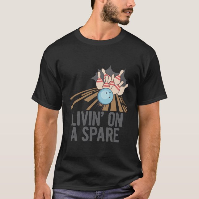 Camiseta Graciosos Tachos De Boliche - Viviendo En Una Cami (Anverso)