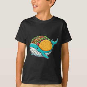 Camiseta Graciosos Tacos Ballena Niños Del Océano Hombres M