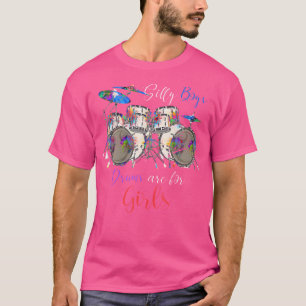 Camiseta Graciosos tambores de Chicas de músicos de percusi