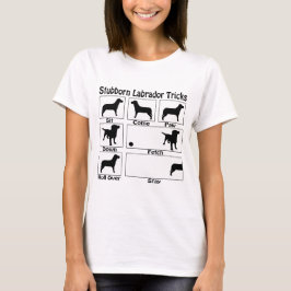 Camiseta Graciosos trucos de perros labradores trabados