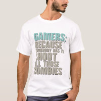 Graciosos videojugadores Zombies T-Shirt