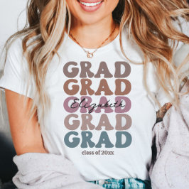 Camiseta Grad 2023 Senior Class Trendy Graduation Name