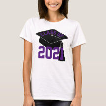 Grad Cap Purple Class de 2024