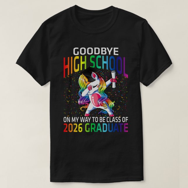 Camiseta Grad Hello 1st g (Diseño del anverso)
