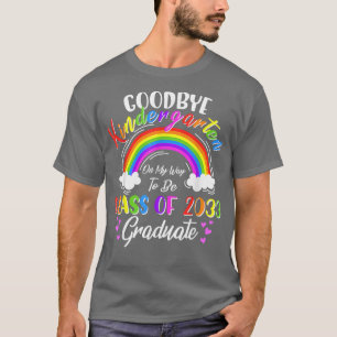 Camiseta Grad Hello De Goodbye Kindergarten Class Of 2033 2