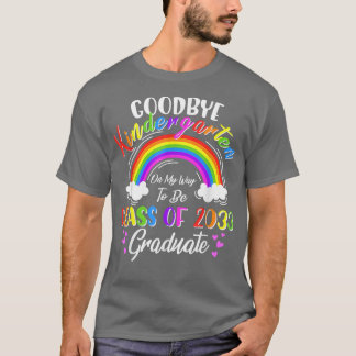 Camiseta Grad Hello De Goodbye Kindergarten Class Of 2033 2