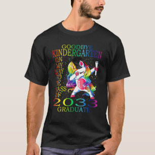 Camiseta Grad Hello De Goodbye Kindergarten Class Of 2033 2