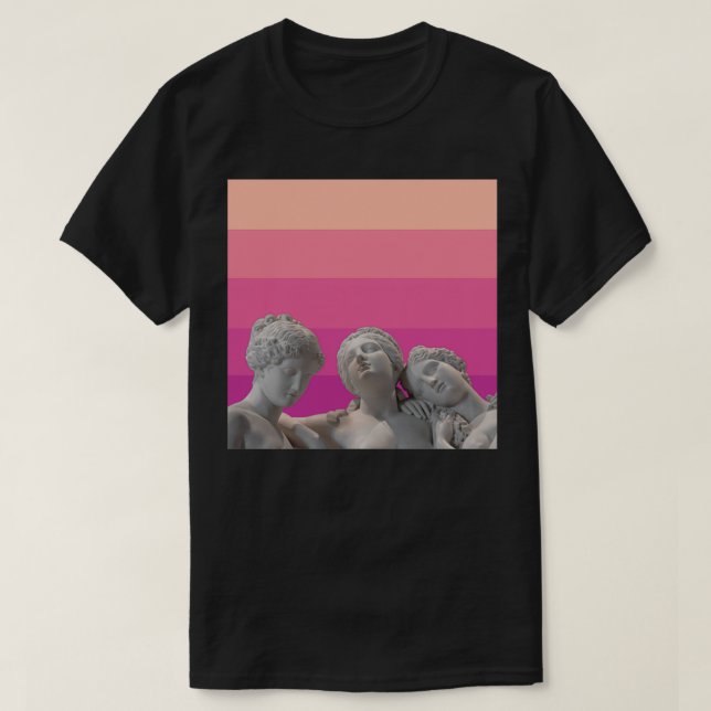 Camiseta Gradient statue (Diseño del anverso)