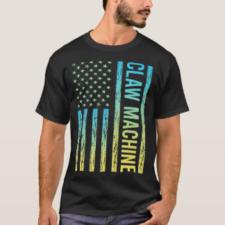 Camiseta Gradiente Bandera 02 Crane De Máquina De Cuchillas