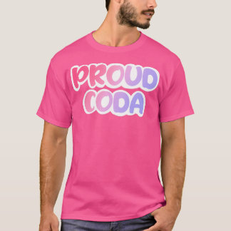 Camiseta gradiente de algodón de CODA orgulloso
