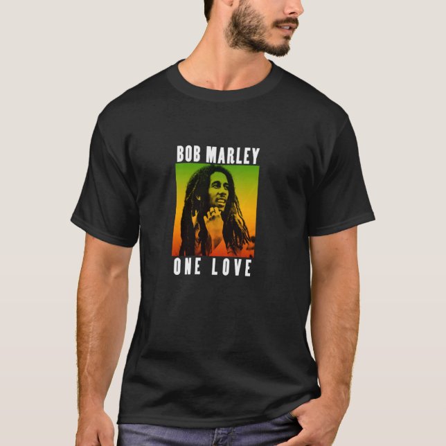 Camiseta Gradiente de amor oficial Bob Marley One (Anverso)