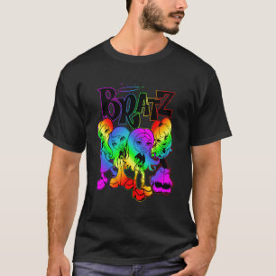 Camiseta Gradiente de arcoiris disparado por el grupo Bratz