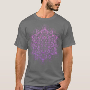 Camiseta Gradiente de círculos de travesía sagrado