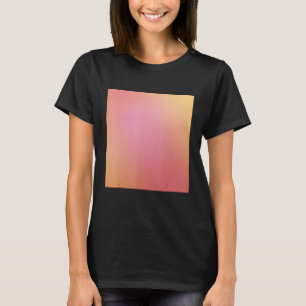 Camiseta Gradiente de color rosa - Ombre amarillo Naranja r