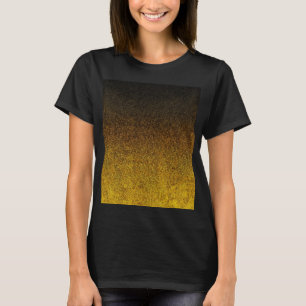 Camiseta Gradiente de Purpurina amarillo y negro