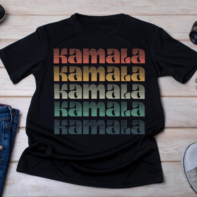 Camiseta Gradiente Retro Sunset Kamala 2024 (Subido por el creador)