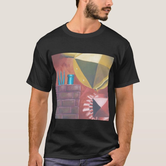 Camiseta Gradientes de juego Pintando niño (Anverso)