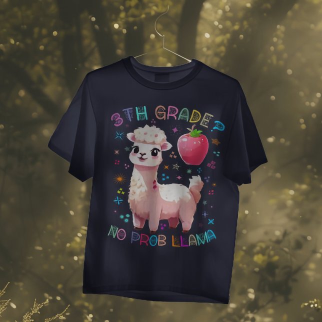 Camiseta ¿Grado 3 gracioso? NO PROB LLAMA Alpaca Lover (Subido por el creador)