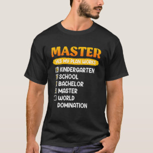 Camiseta Grado de bachillerato en la escuela de párvulos