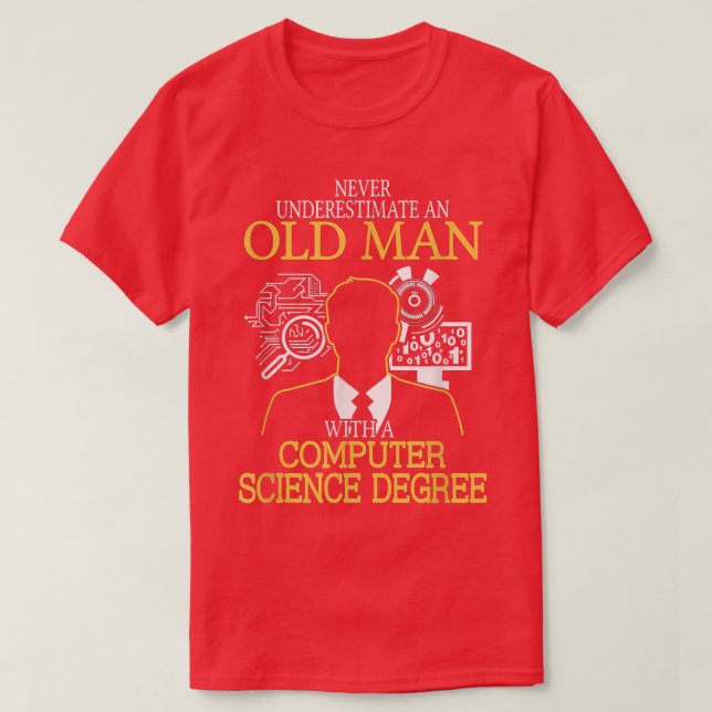 Camiseta Grado de Ciencias de la Computación (Diseño del anverso)