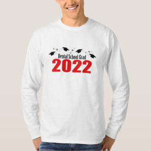 Camiseta Grado De Educación Dental 2022 Caps Y Diplomas (Ro