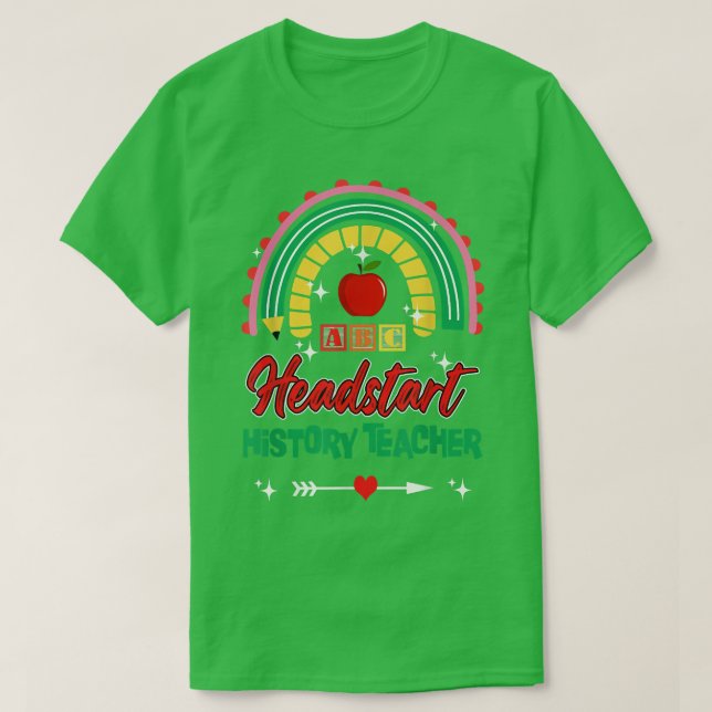 Camiseta Grado de educación preescolar de profesor de histo (Diseño del anverso)