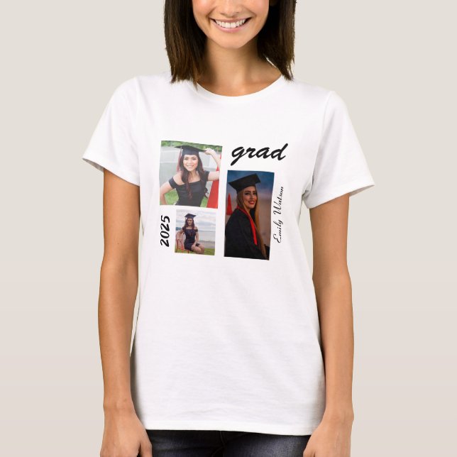 Camiseta Grado de graduación 2025 personalizado (Anverso)