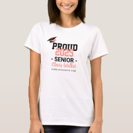 Camiseta Grado de graduado de la escuela con orgullo person