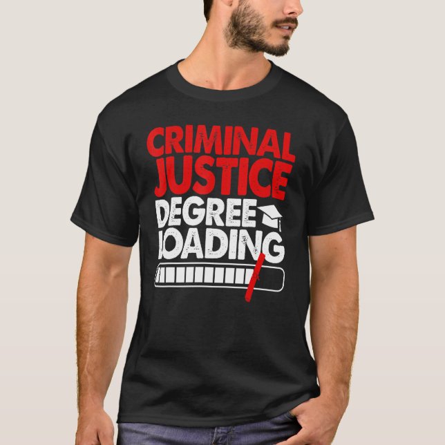 Camiseta Grado de justicia penal Cargar a las mujeres Juris (Anverso)