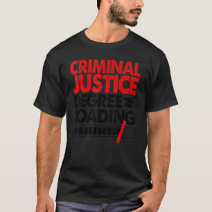 Camiseta Grado de justicia penal Cargar a las mujeres Juris