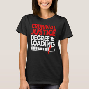 Camiseta Grado de justicia penal Cargar a las mujeres Juris