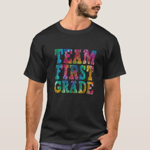 Camiseta Grado de primer grado de Cute Team de vuelta al gr