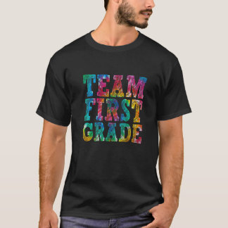 Camiseta Grado de primer grado de Cute Team de vuelta al gr