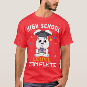 Camiseta Grado de secundaria Completa de videojuego lindo c